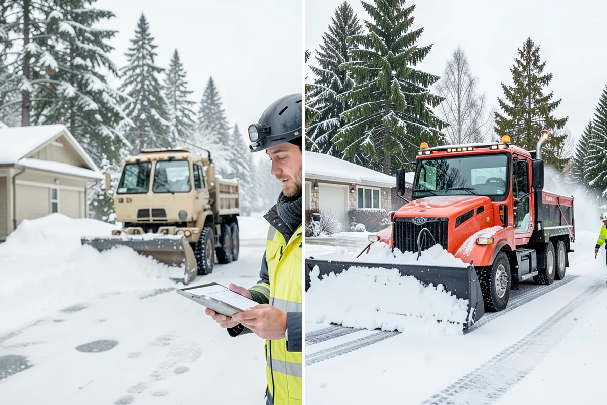 Per-Visit Snow Removal in Concrete, Skagit County, WA - Agree on a per-visit rate and thresholds