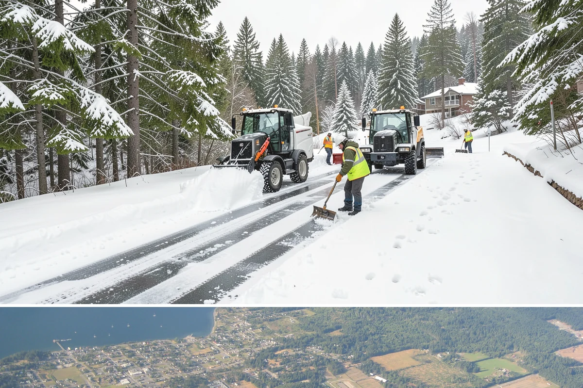 Per-Visit Snow Removal in Coupeville, Island County, WA - Used throughout winter and especially during multi-day systems that demand repeated clearings.