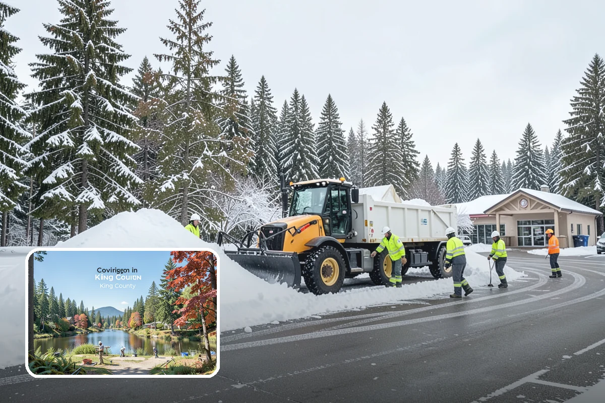 Per-Visit Snow Removal in Covington, King County, WA - Reflects each trip during long storms