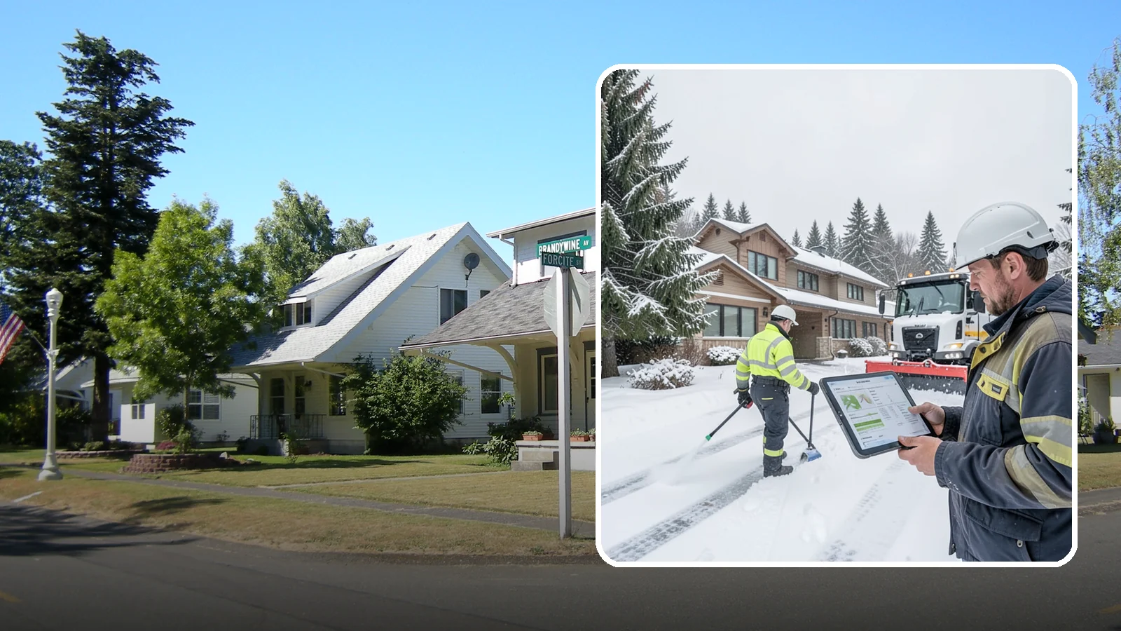 Per-Visit Snow Removal in DuPont, Pierce County, WA - We charge per visit, billing each individual trip we make to clear your Western Washington property during a storm.