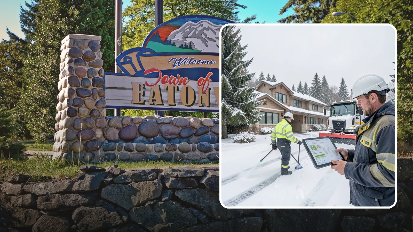 Per-Visit Snow Removal in Eatonville, Pierce County, WA - We charge per visit, billing each individual trip we make to clear your Western Washington property during a storm.