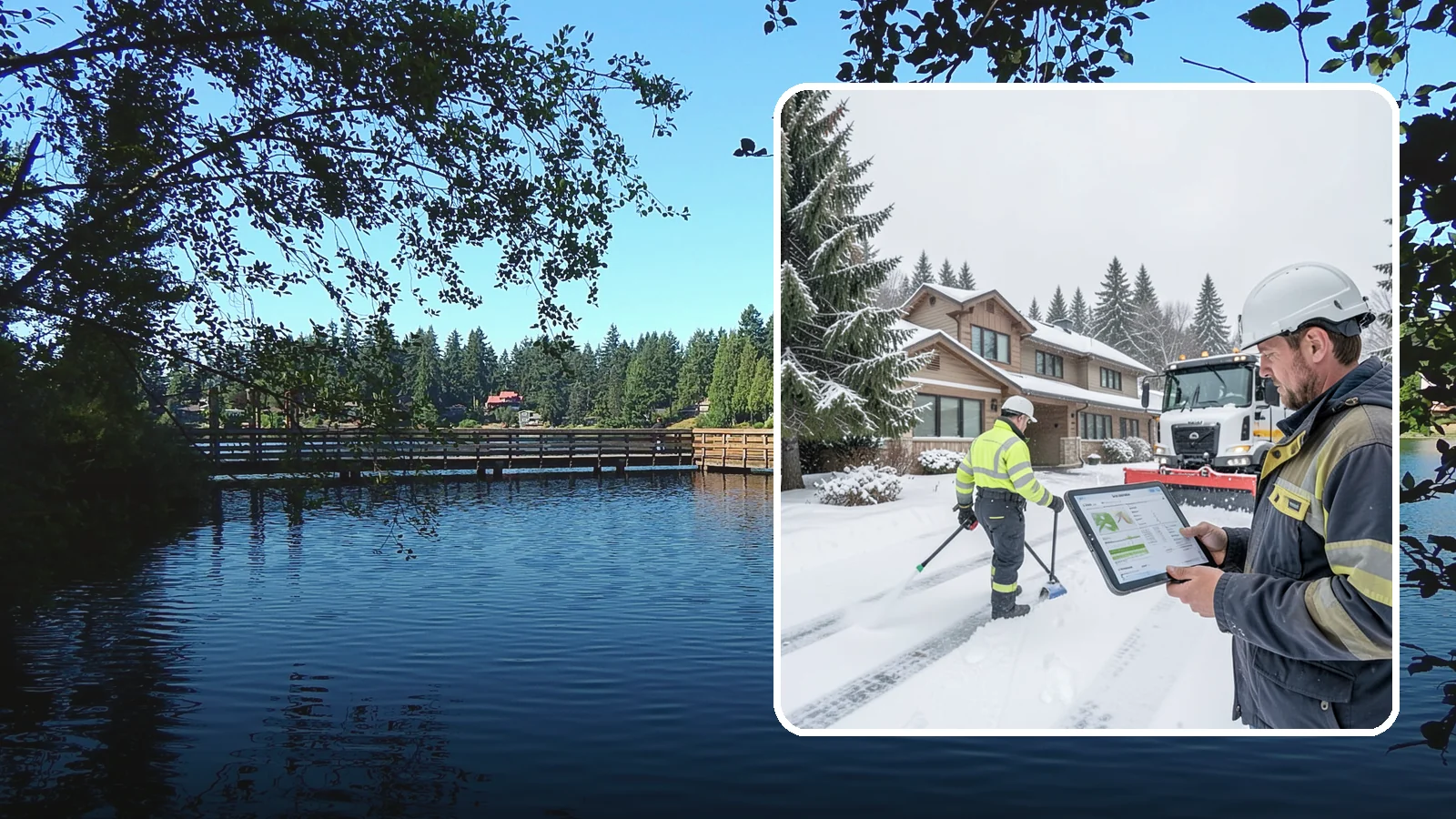 Per-Visit Snow Removal in Federal Way, King County, WA - We charge per visit, billing each individual trip we make to clear your Western Washington property during a storm.