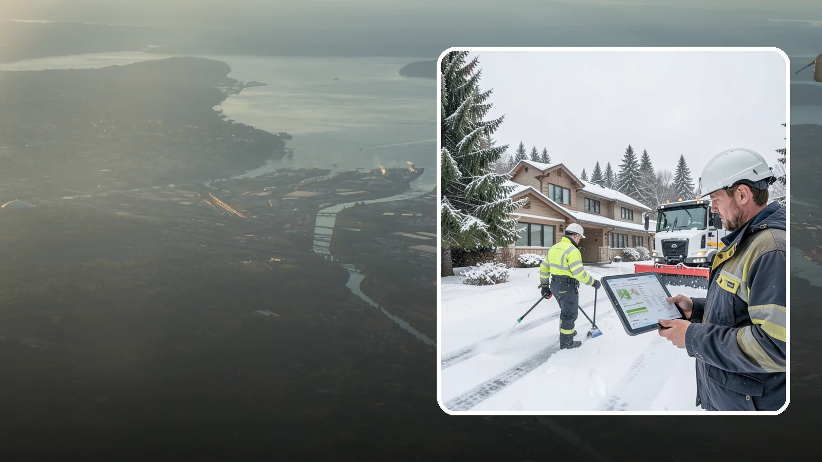 Per-Visit Snow Removal in Fife, Pierce County, WA - We charge per visit, billing each individual trip we make to clear your Western Washington property during a storm.