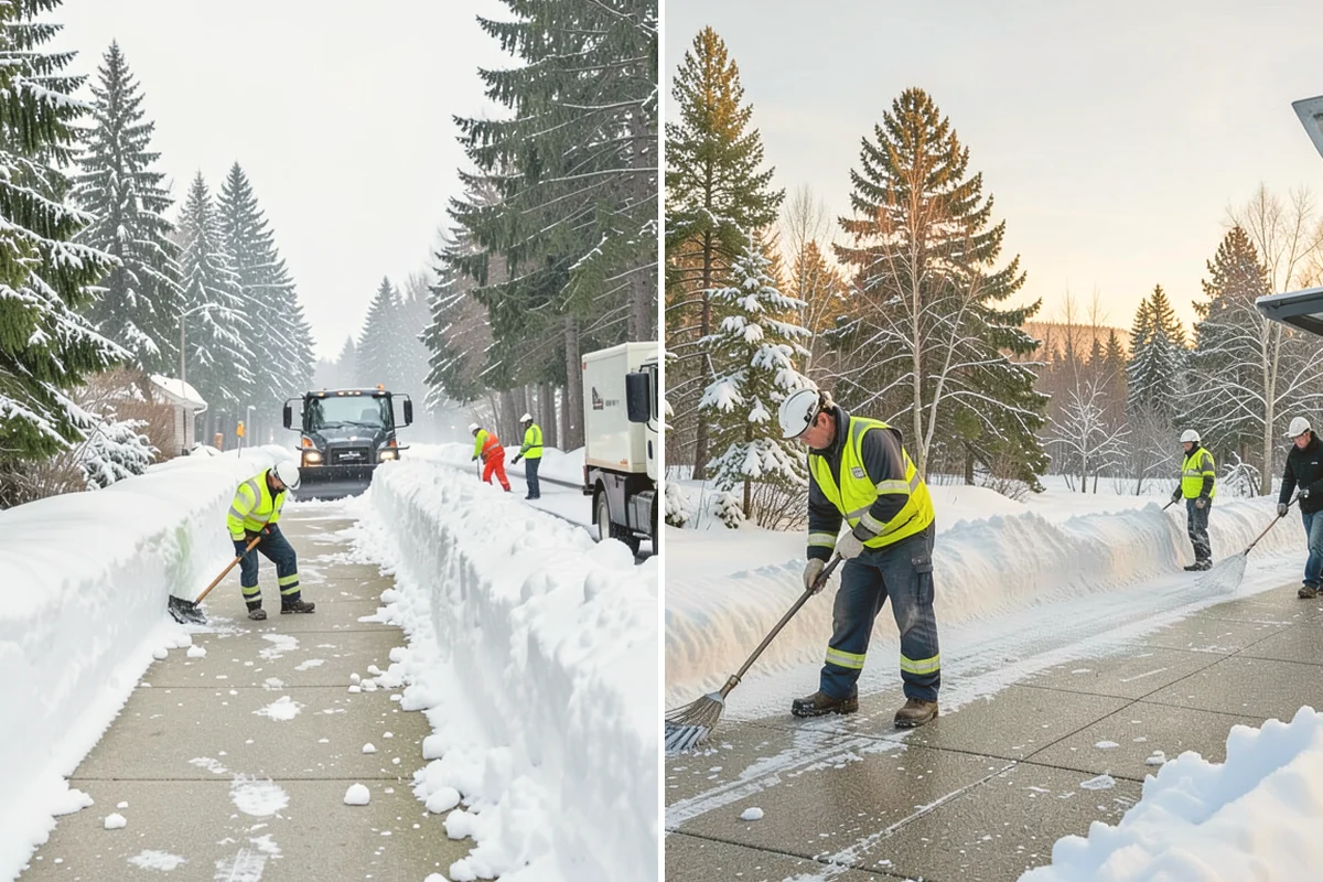 Per-Visit Snow Removal in Fife, Pierce County, WA - Agree on a per-visit rate and thresholds