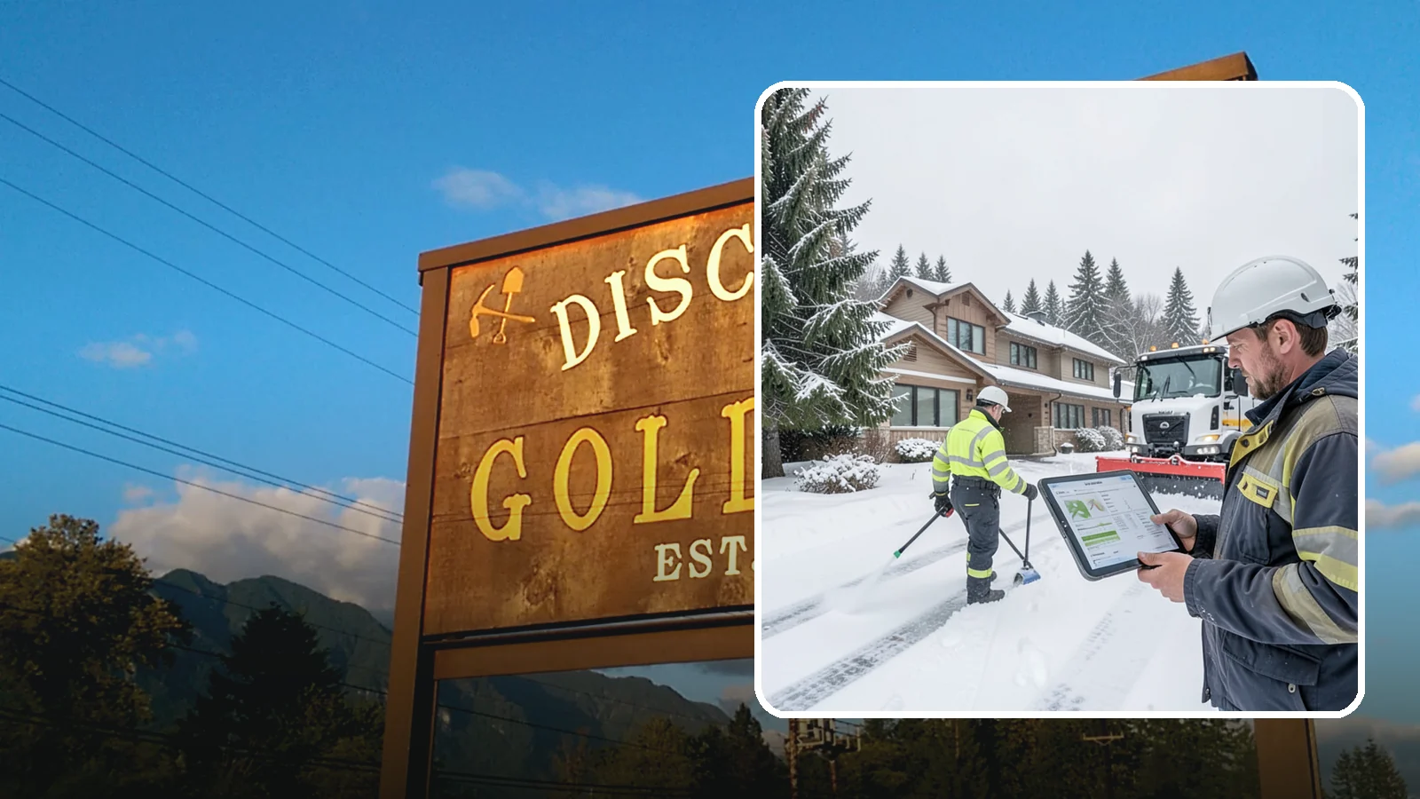 Per-Visit Snow Removal in Gold Bar, Snohomish County, WA - We charge per visit, billing each individual trip we make to clear your Western Washington property during a storm.