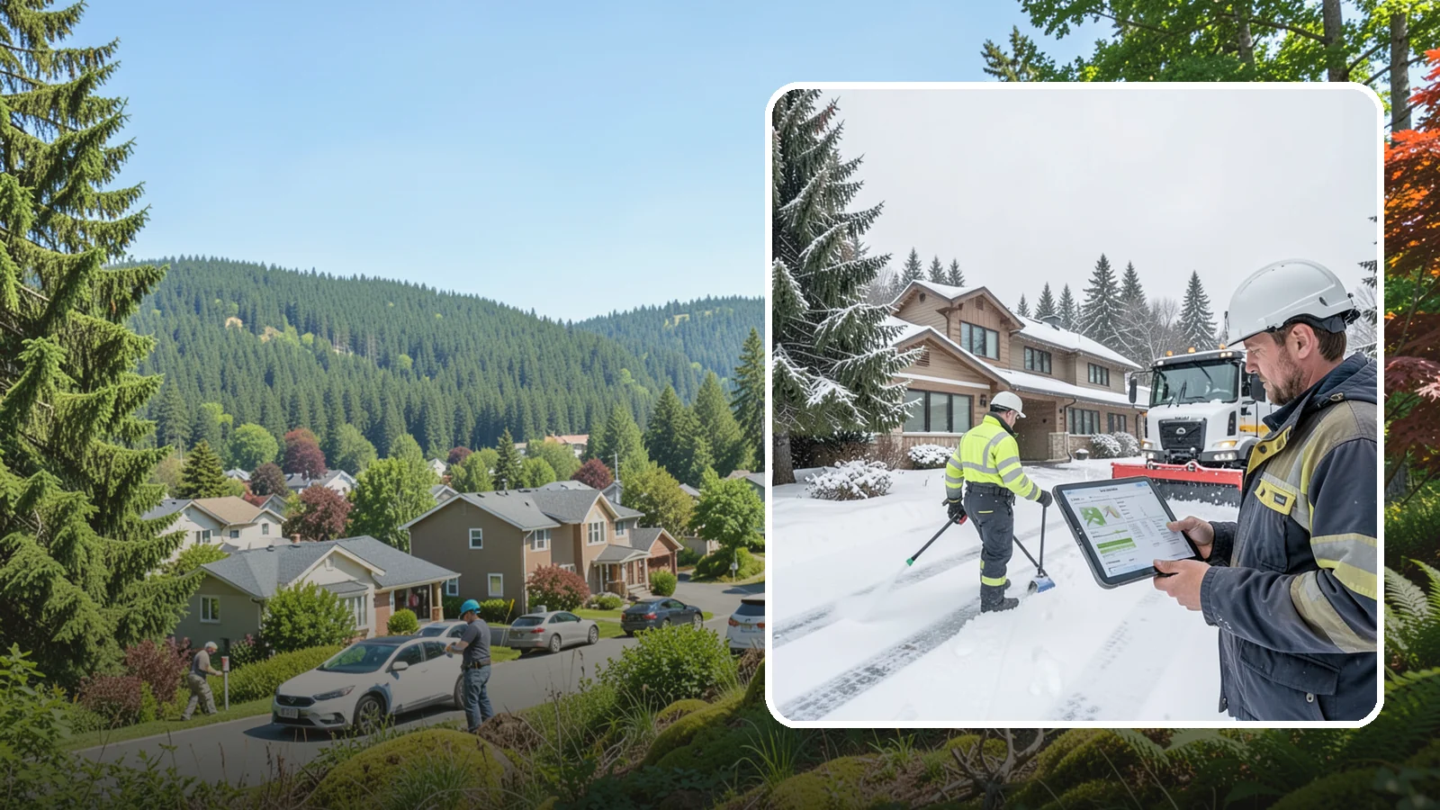 Per-Visit Snow Removal in Index, Snohomish County, WA - We charge per visit, billing each individual trip we make to clear your Western Washington property during a storm.