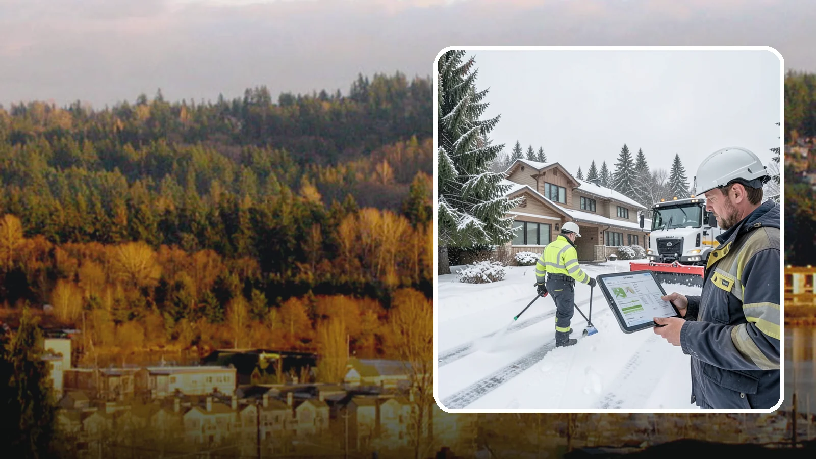 Per-Visit Snow Removal in Kenmore, King County, WA - We charge per visit, billing each individual trip we make to clear your Western Washington property during a storm.
