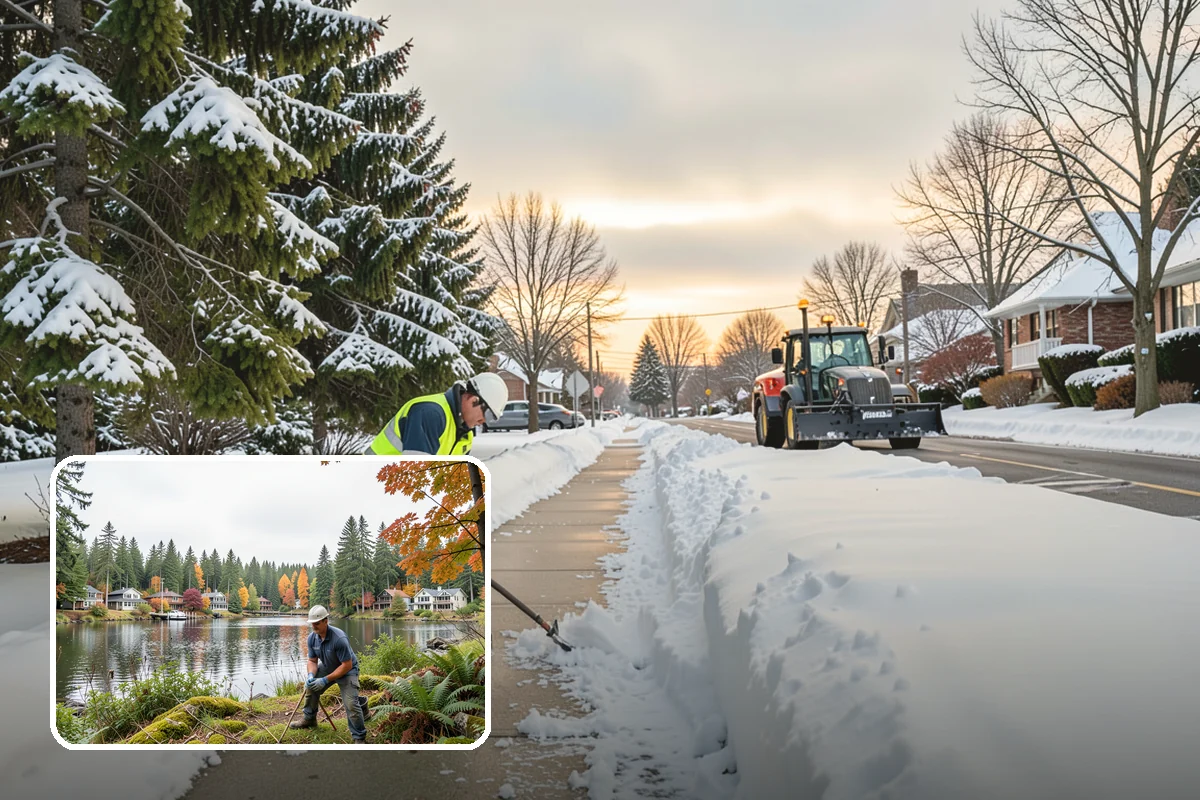 Per-Visit Snow Removal in La Conner, Skagit County, WA - Reflects each trip during long storms