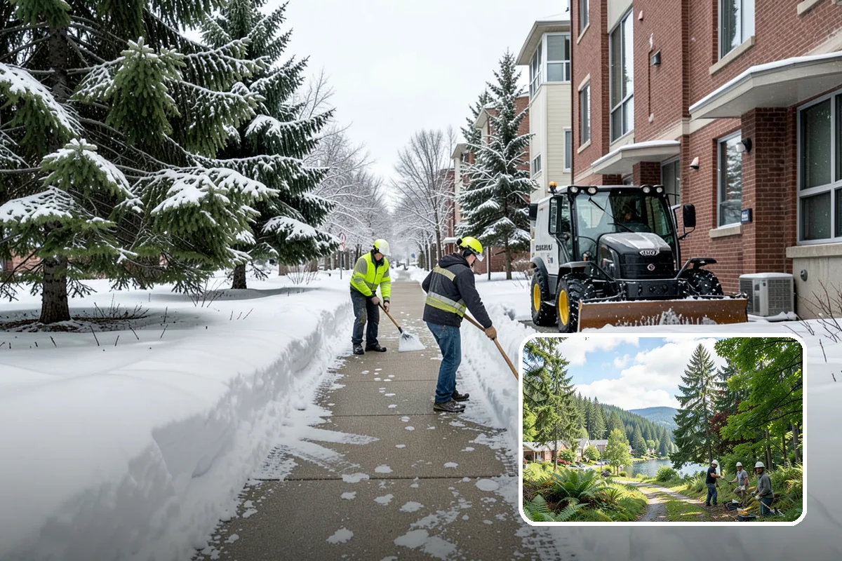 Per-Visit Snow Removal in Lake Forest Park, King County, WA - Reflects each trip during long storms