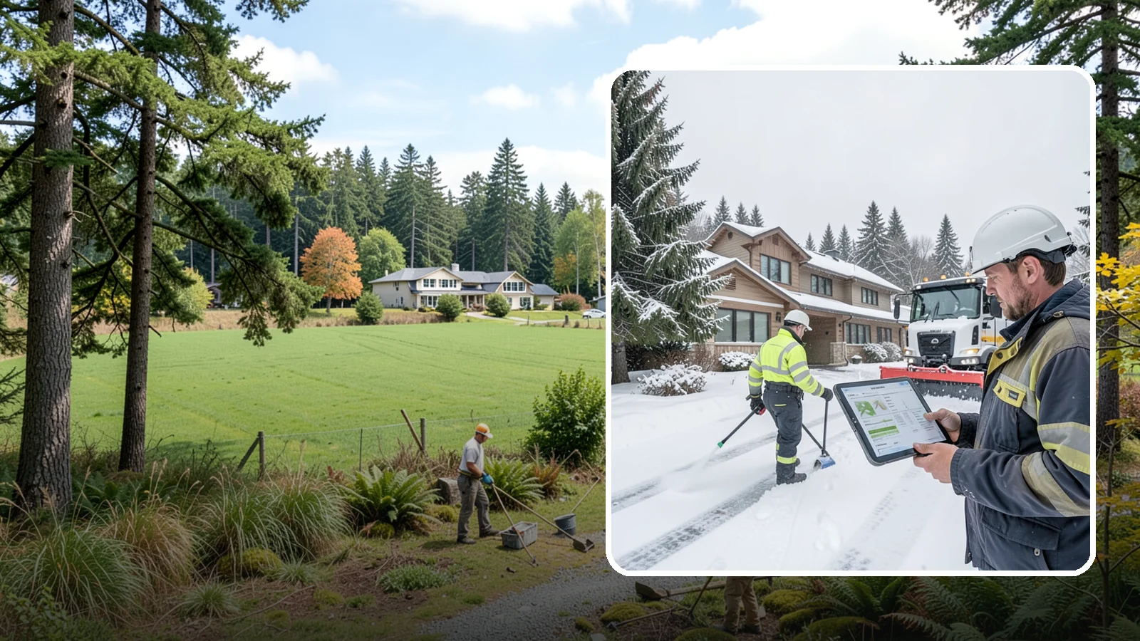 Per-Visit Snow Removal in Lyman, Skagit County, WA - We charge per visit, billing each individual trip we make to clear your Western Washington property during a storm.