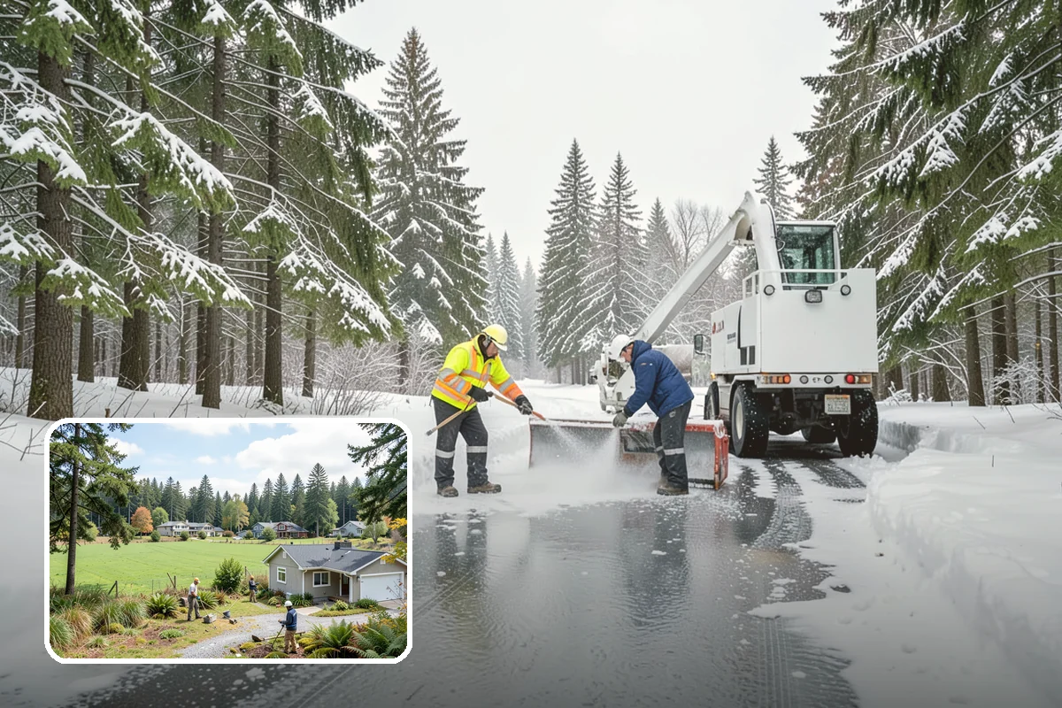 Per-Visit Snow Removal in Lyman, Skagit County, WA - Reflects each trip during long storms