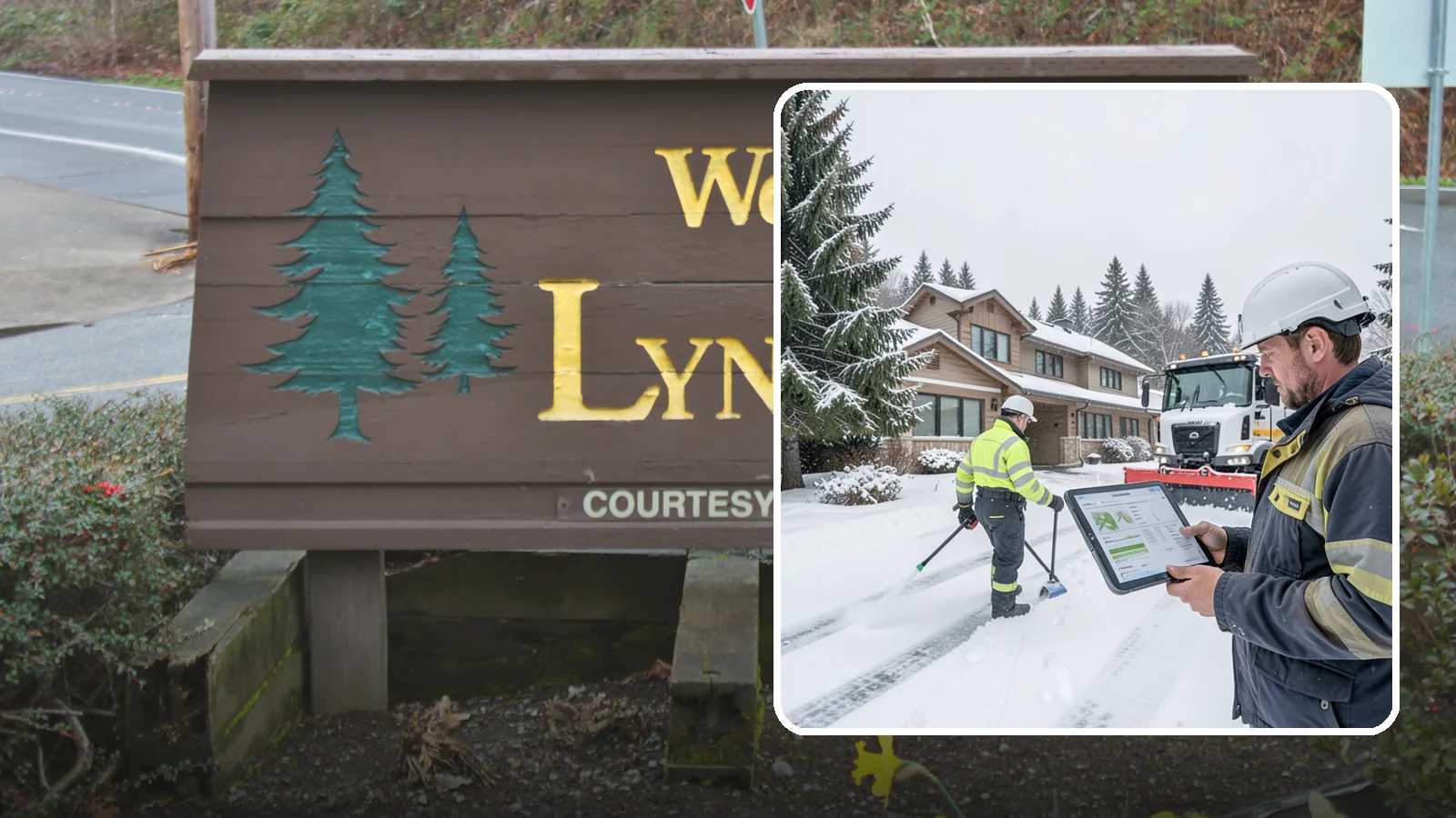 Per-Visit Snow Removal in Lynnwood, Snohomish County, WA - We charge per visit, billing each individual trip we make to clear your Western Washington property during a storm.