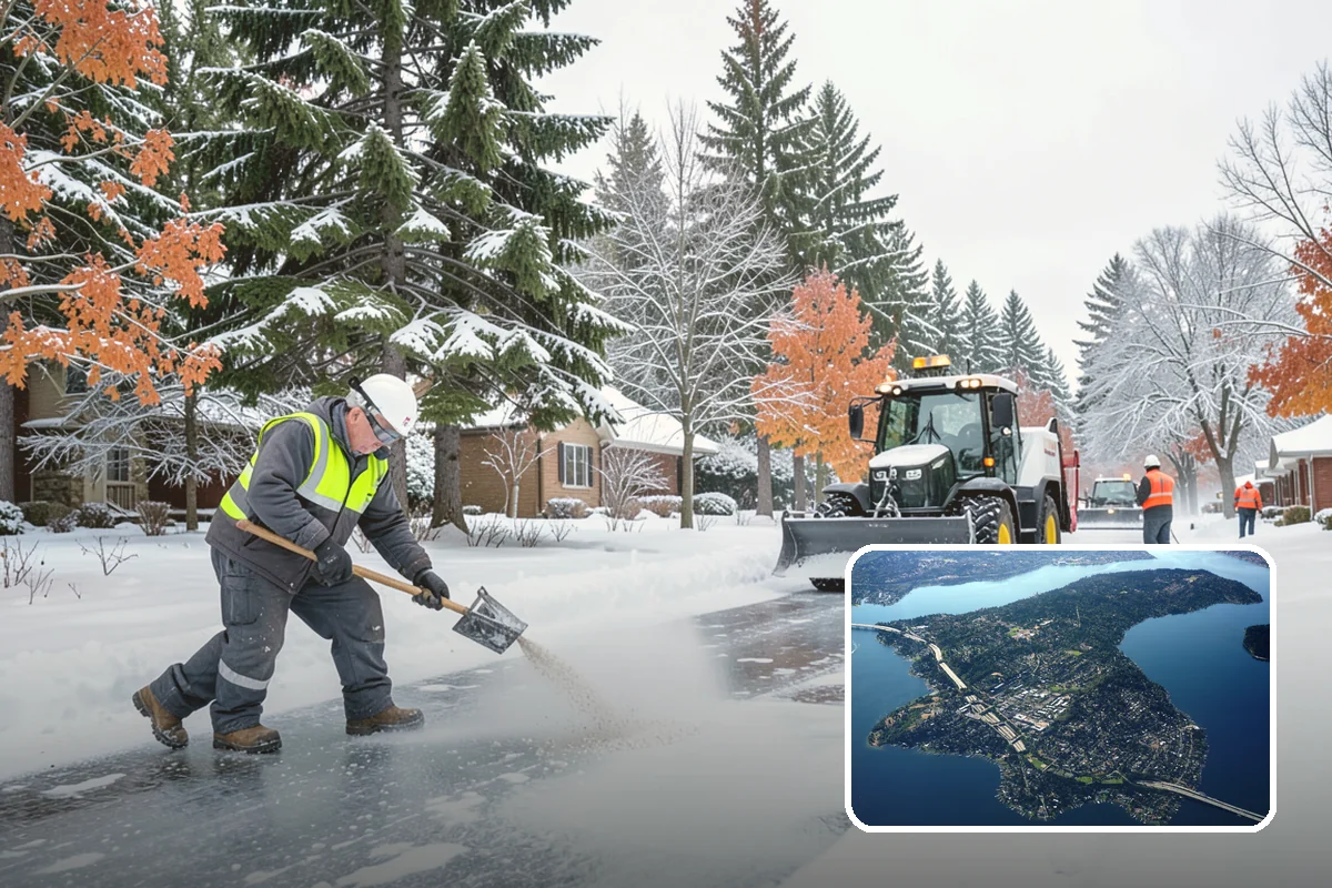 Per-Visit Snow Removal in Mercer Island, King County, WA - Reflects each trip during long storms