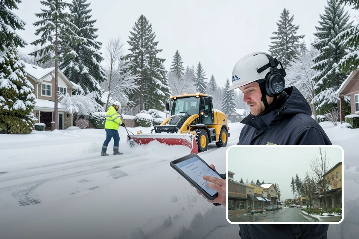 Per-Visit Snow Removal in Mill Creek, Snohomish County, WA - Reflects each trip during long storms