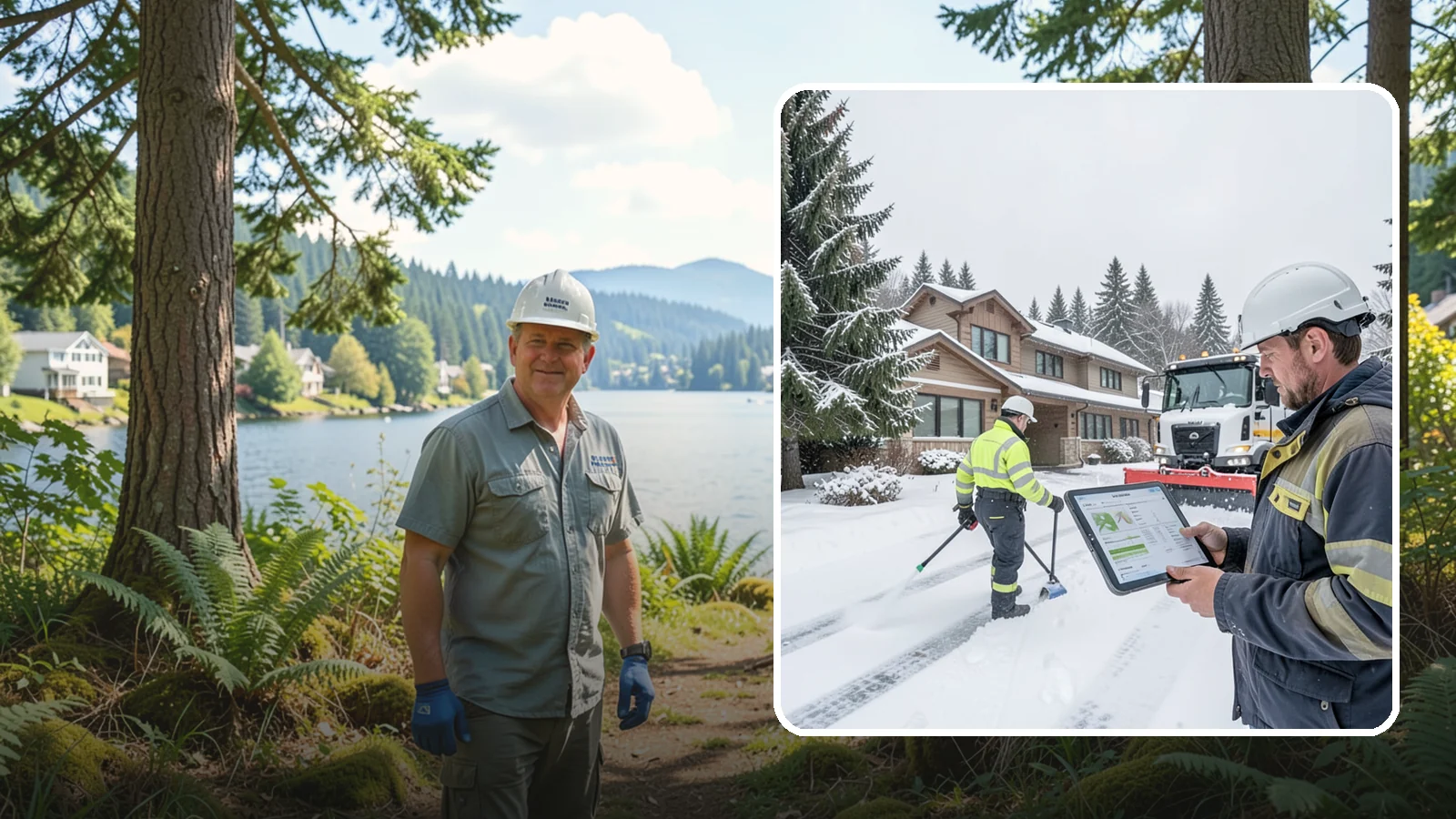 Per-Visit Snow Removal in Milton, King County, WA - We charge per visit, billing each individual trip we make to clear your Western Washington property during a storm.