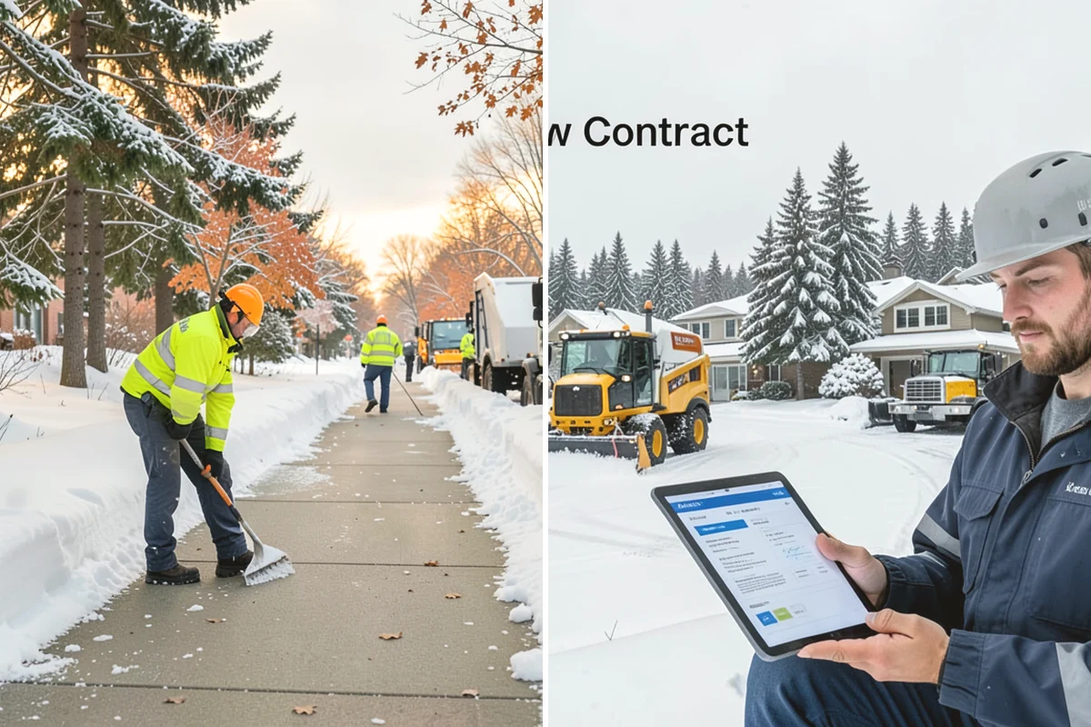 Per-Visit Snow Removal in Monroe, Snohomish County, WA - Agree on a per-visit rate and thresholds