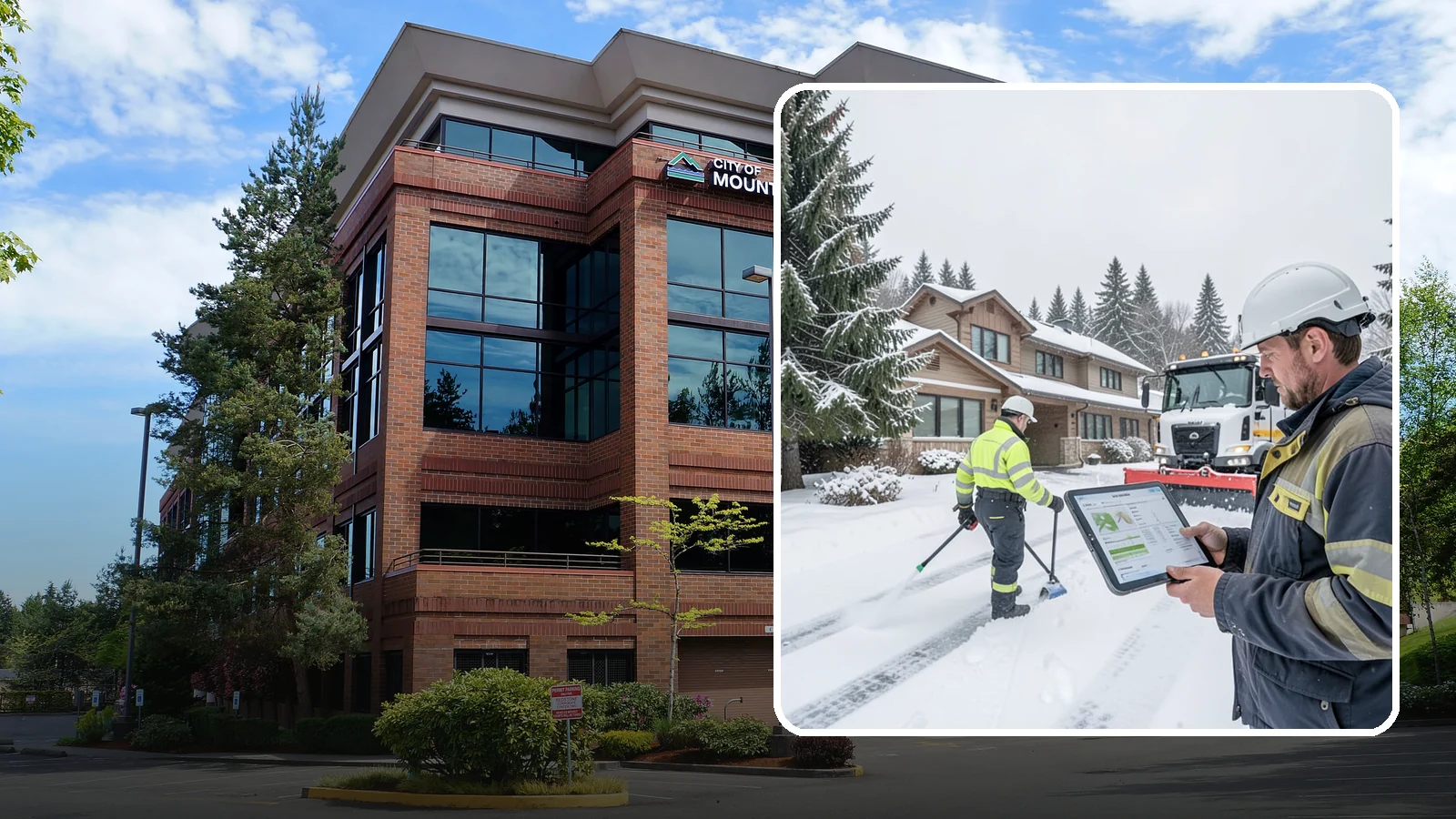 Per-Visit Snow Removal in Mountlake Terrace, Snohomish County, WA - We charge per visit, billing each individual trip we make to clear your Western Washington property during a storm.