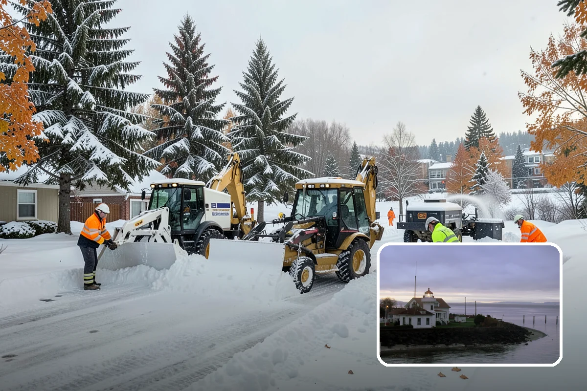 Per-Visit Snow Removal in Mukilteo, Snohomish County, WA - Reflects each trip during long storms
