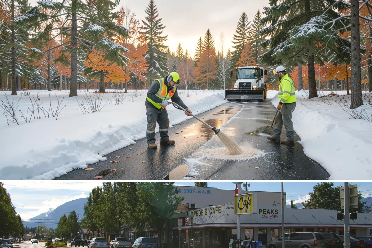 Per-Visit Snow Removal in North Bend, King County, WA - Used throughout winter and especially during multi-day systems that demand repeated clearings.