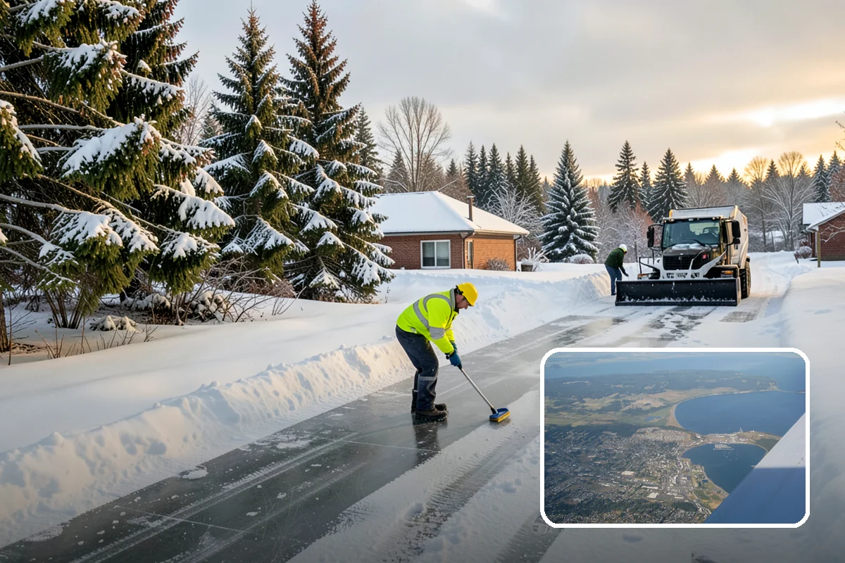 Per-Visit Snow Removal in Oak Harbor, Island County, WA - Reflects each trip during long storms