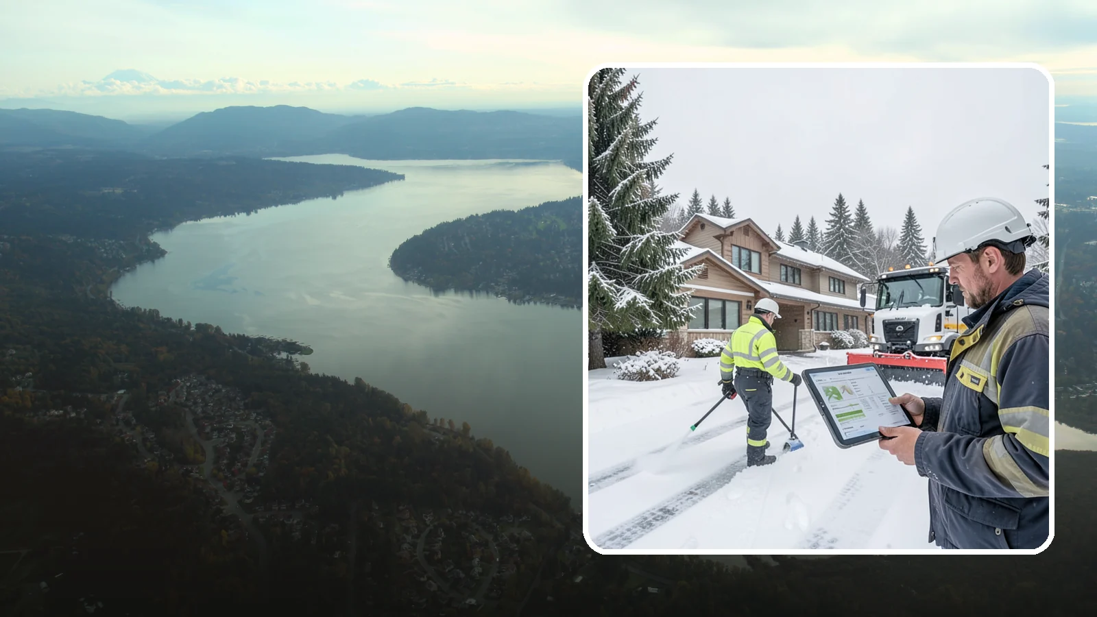 Per-Visit Snow Removal in Sammamish, King County, WA - We charge per visit, billing each individual trip we make to clear your Western Washington property during a storm.