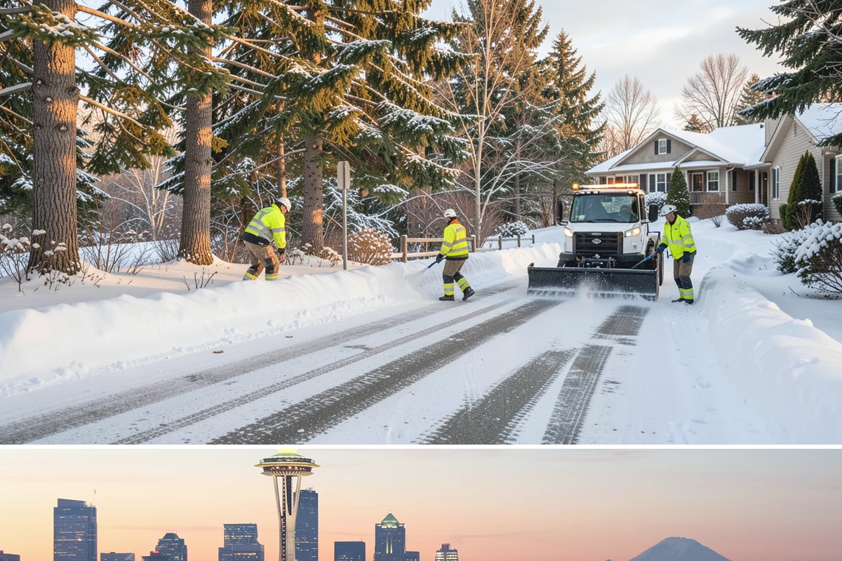 Per-Visit Snow Removal in Seattle, King County, WA - Used throughout winter and especially during multi-day systems that demand repeated clearings.