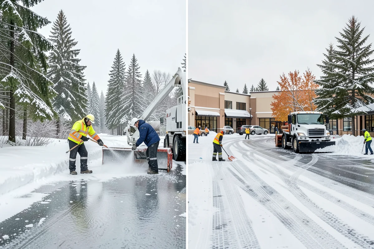 Per-Visit Snow Removal in Shoreline, King County, WA - Agree on a per-visit rate and thresholds