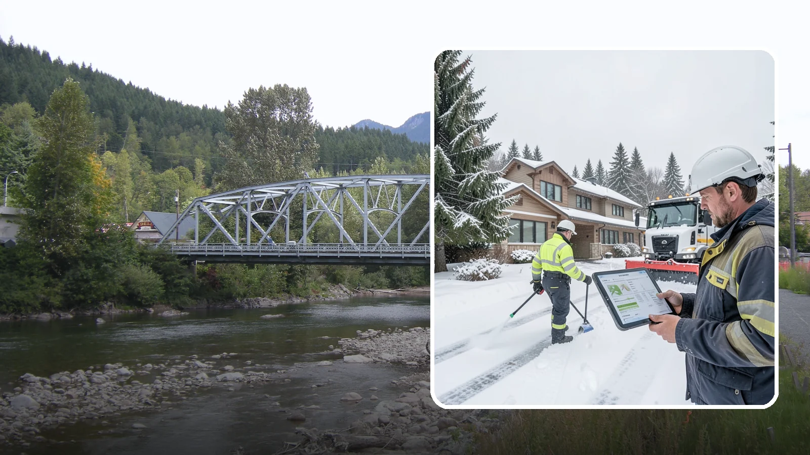 Per-Visit Snow Removal in Skykomish, King County, WA - We charge per visit, billing each individual trip we make to clear your Western Washington property during a storm.
