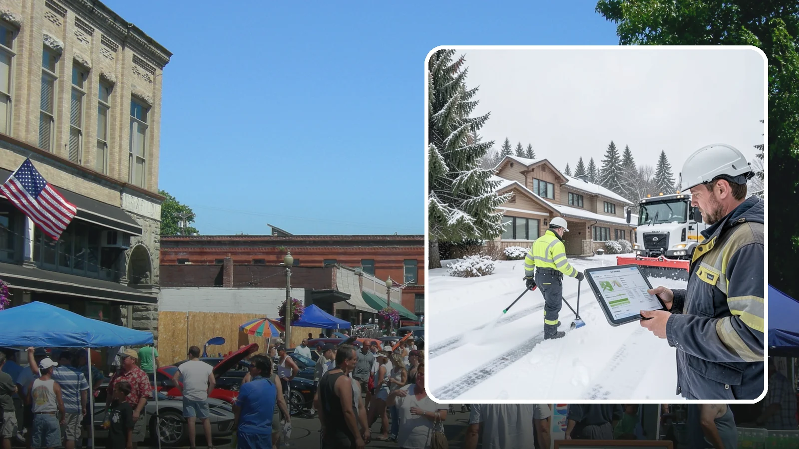 Per-Visit Snow Removal in Snohomish, Snohomish County, WA - We charge per visit, billing each individual trip we make to clear your Western Washington property during a storm.