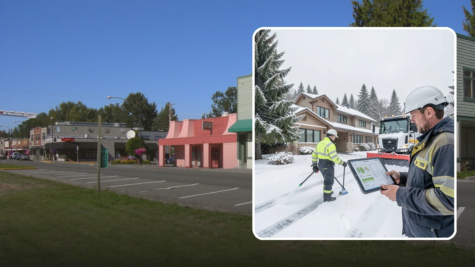 Per-Visit Snow Removal in Snoqualmie, King County, WA - We charge per visit, billing each individual trip we make to clear your Western Washington property during a storm.
