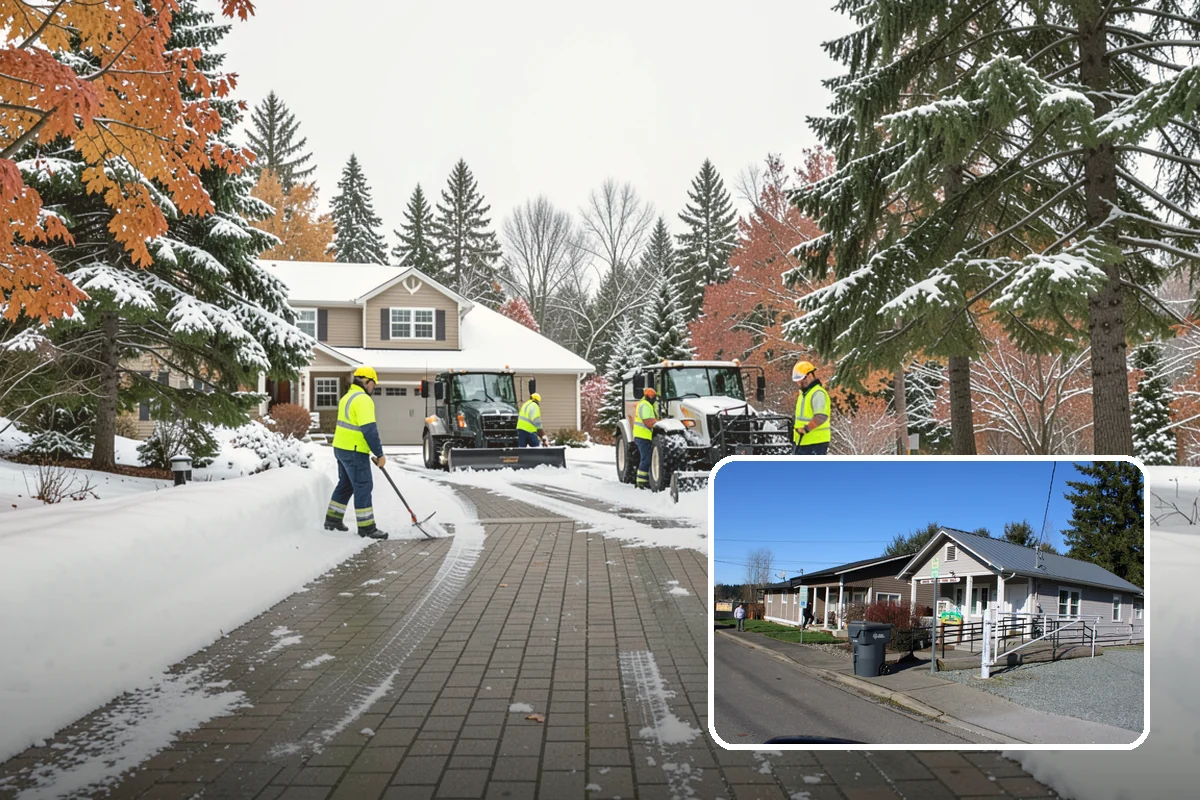 Per-Visit Snow Removal in South Prairie, Pierce County, WA - Reflects each trip during long storms