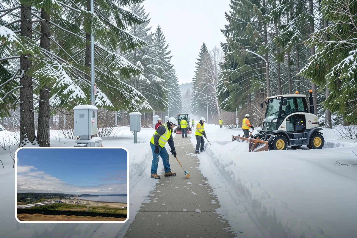 Per-Visit Snow Removal in University Place, Pierce County, WA - Reflects each trip during long storms