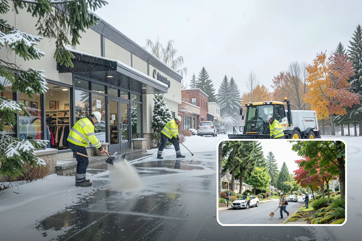 Pet-Safe Deicer Application in Beaux Arts Village, King County, WA - Protects paws from irritation and cracking