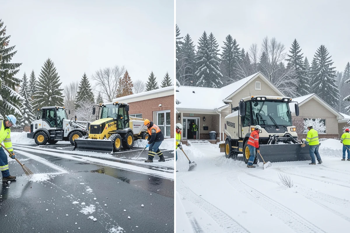 Pet-Safe Deicer Application in Beaux Arts Village, King County, WA - Identify pet-traffic walkways, courtyards, and entries