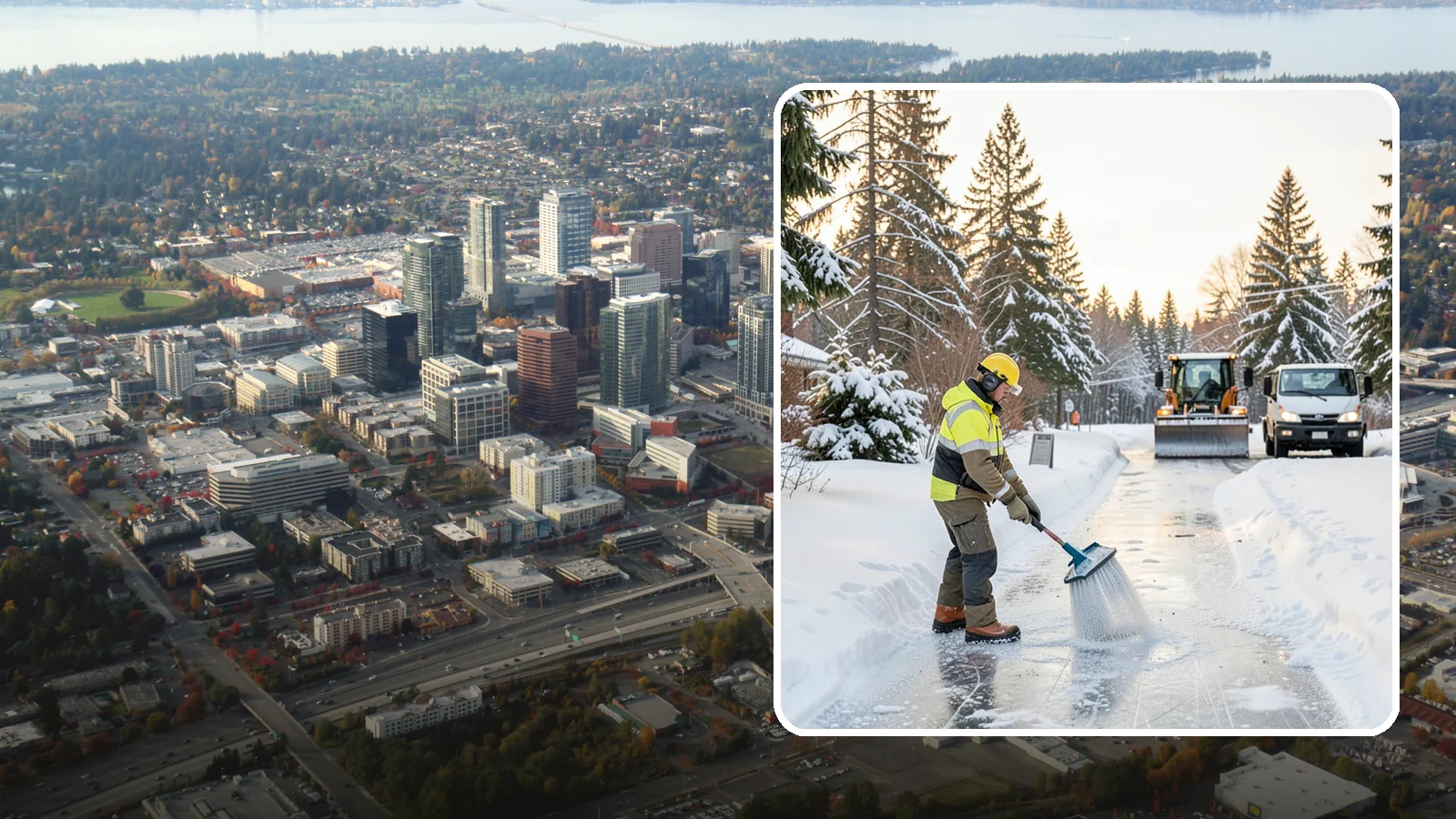 Pet-Safe Deicer Application in Bellevue, King County, WA - Pet-safe deicer application keeps walkways clear while protecting paws, landscaping, and the pets that live and visit across your...