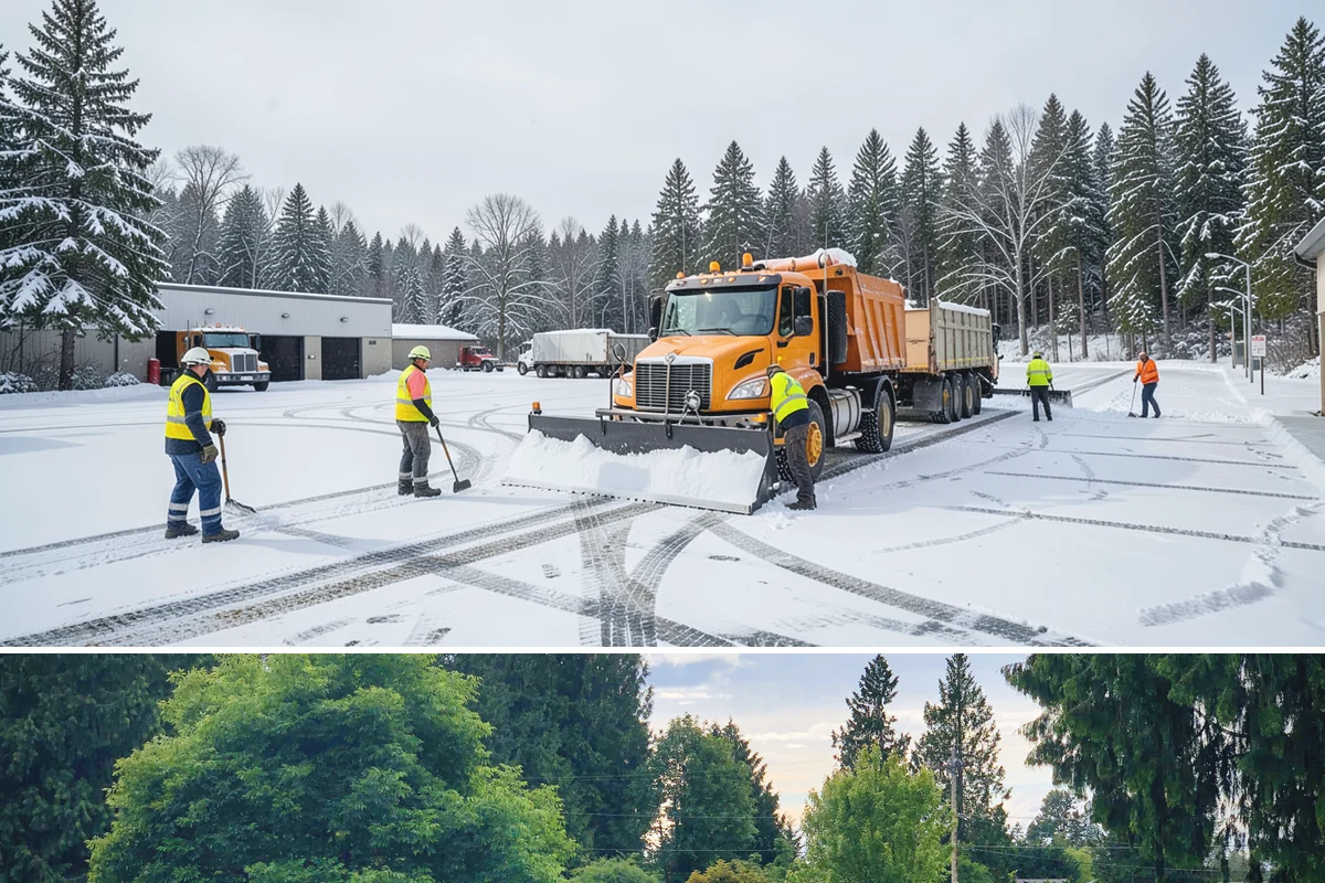 Pet-Safe Deicer Application in Bonney Lake, Pierce County, WA - Pet-safe deicer application runs from November through March, matching the freeze-thaw cycles that affect walkways in residential...