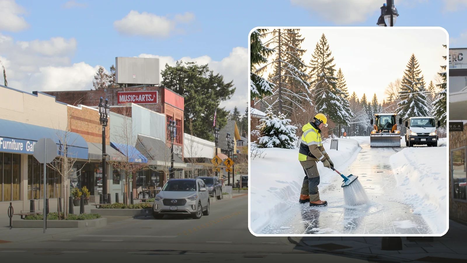 Pet-Safe Deicer Application in Bothell, King County, WA - Pet-safe deicer application keeps walkways clear while protecting paws, landscaping, and the pets that live and visit across your...