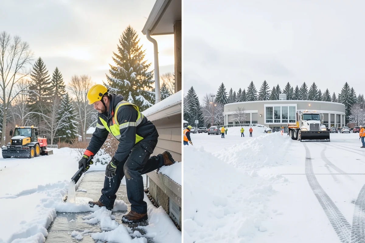 Pet-Safe Deicer Application in Buckley, Pierce County, WA - Identify pet-traffic walkways, courtyards, and entries