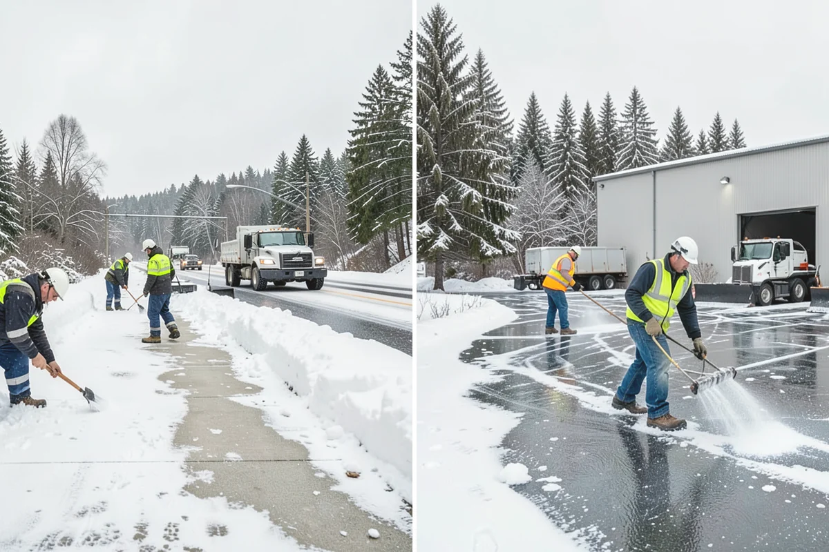 Pet-Safe Deicer Application in Burien, King County, WA - Identify pet-traffic walkways, courtyards, and entries