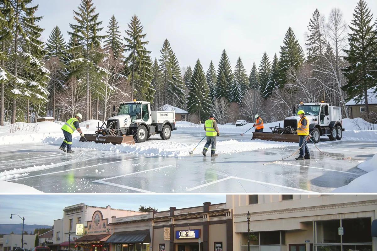 Pet-Safe Deicer Application in Burlington, Skagit County, WA - Pet-safe deicer application runs from November through March, matching the freeze-thaw cycles that affect walkways in residential...
