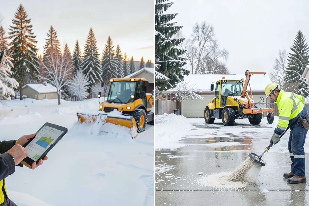 Pet-Safe Deicer Application in Coupeville, Island County, WA - Identify pet-traffic walkways, courtyards, and entries