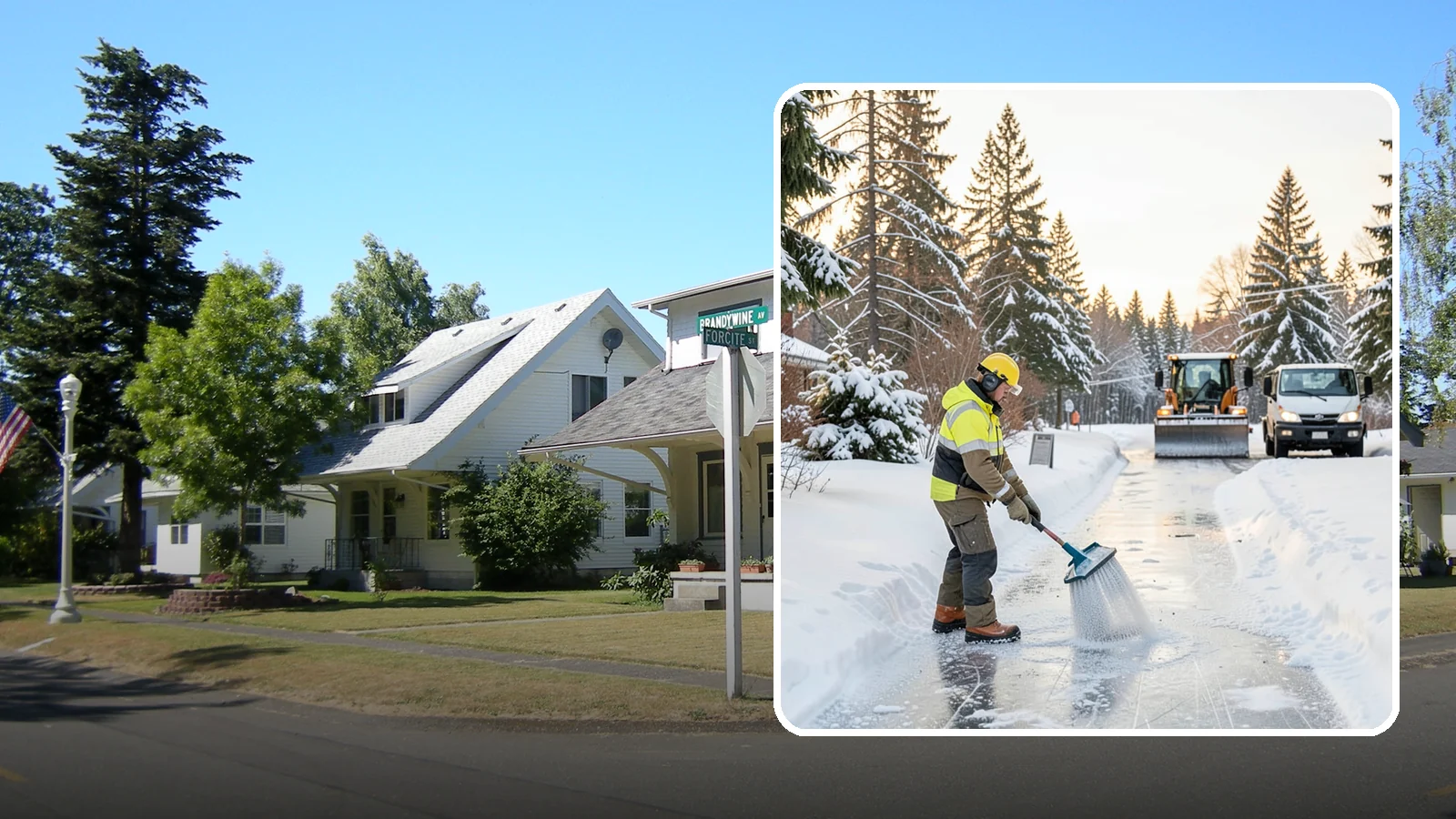 Pet-Safe Deicer Application in DuPont, Pierce County, WA - Pet-safe deicer application keeps walkways clear while protecting paws, landscaping, and the pets that live and visit across your...