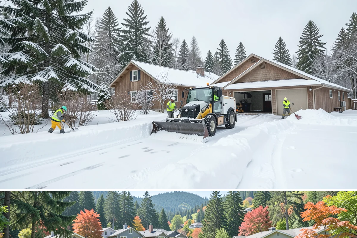 Pet-Safe Deicer Application in Fircrest, Pierce County, WA - Pet-safe deicer application runs from November through March, matching the freeze-thaw cycles that affect walkways in residential...
