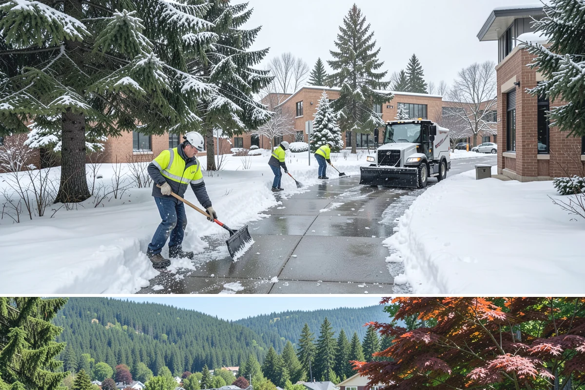 Pet-Safe Deicer Application in Index, Snohomish County, WA - Pet-safe deicer application runs from November through March, matching the freeze-thaw cycles that affect walkways in residential...