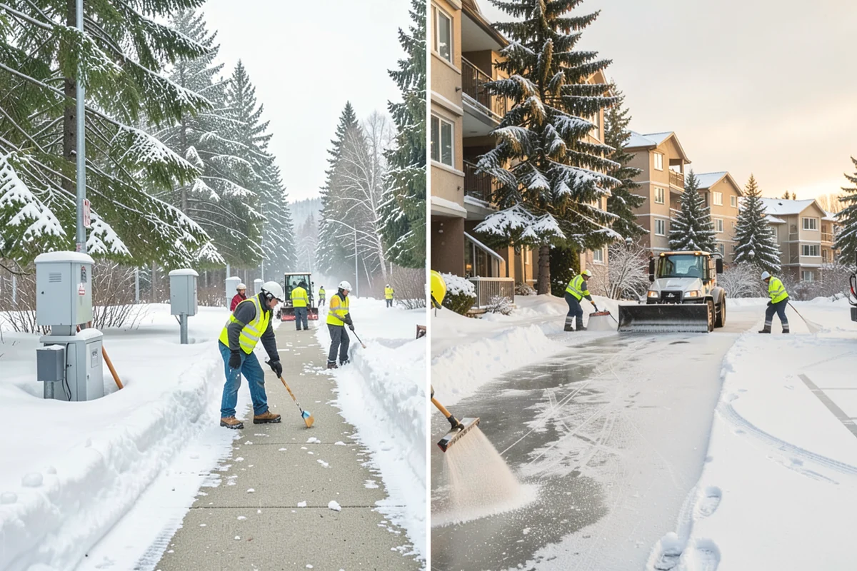 Pet-Safe Deicer Application in La Conner, Skagit County, WA - Identify pet-traffic walkways, courtyards, and entries