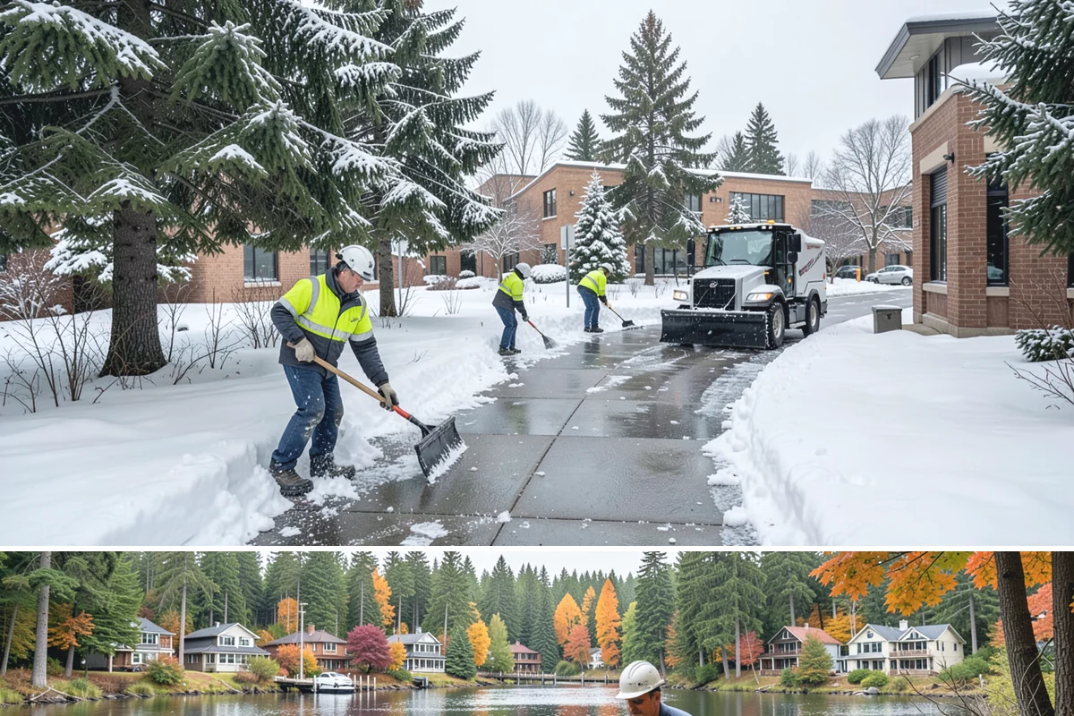 Pet-Safe Deicer Application in La Conner, Skagit County, WA - Pet-safe deicer application runs from November through March, matching the freeze-thaw cycles that affect walkways in residential...