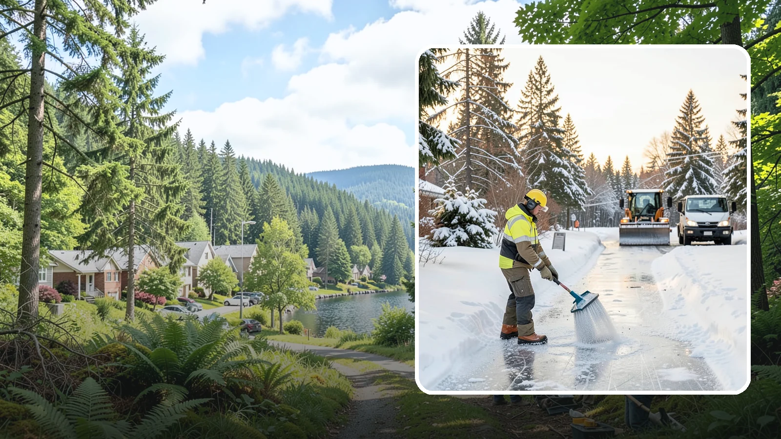 Pet-Safe Deicer Application in Lake Forest Park, King County, WA - Pet-safe deicer application keeps walkways clear while protecting paws, landscaping, and the pets that live and visit across your...