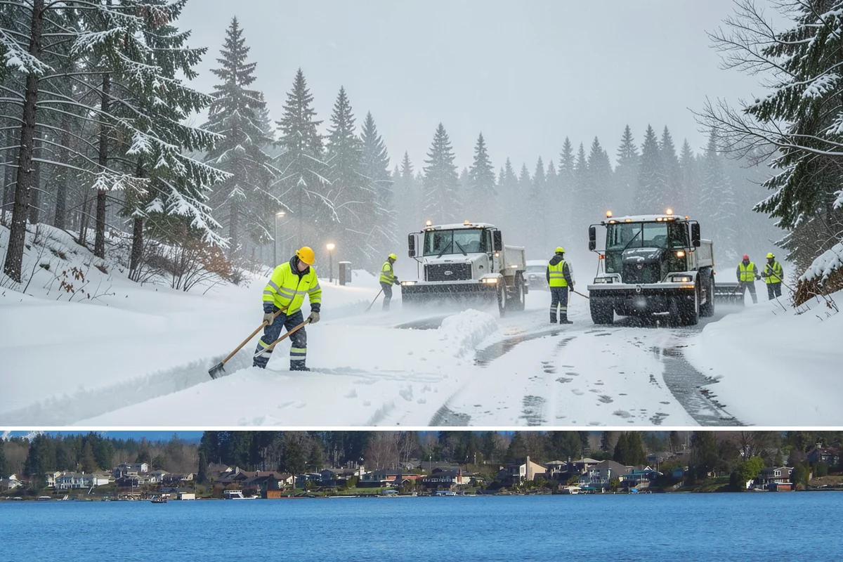 Pet-Safe Deicer Application in Lake Stevens, Snohomish County, WA - Pet-safe deicer application runs from November through March, matching the freeze-thaw cycles that affect walkways in residential...