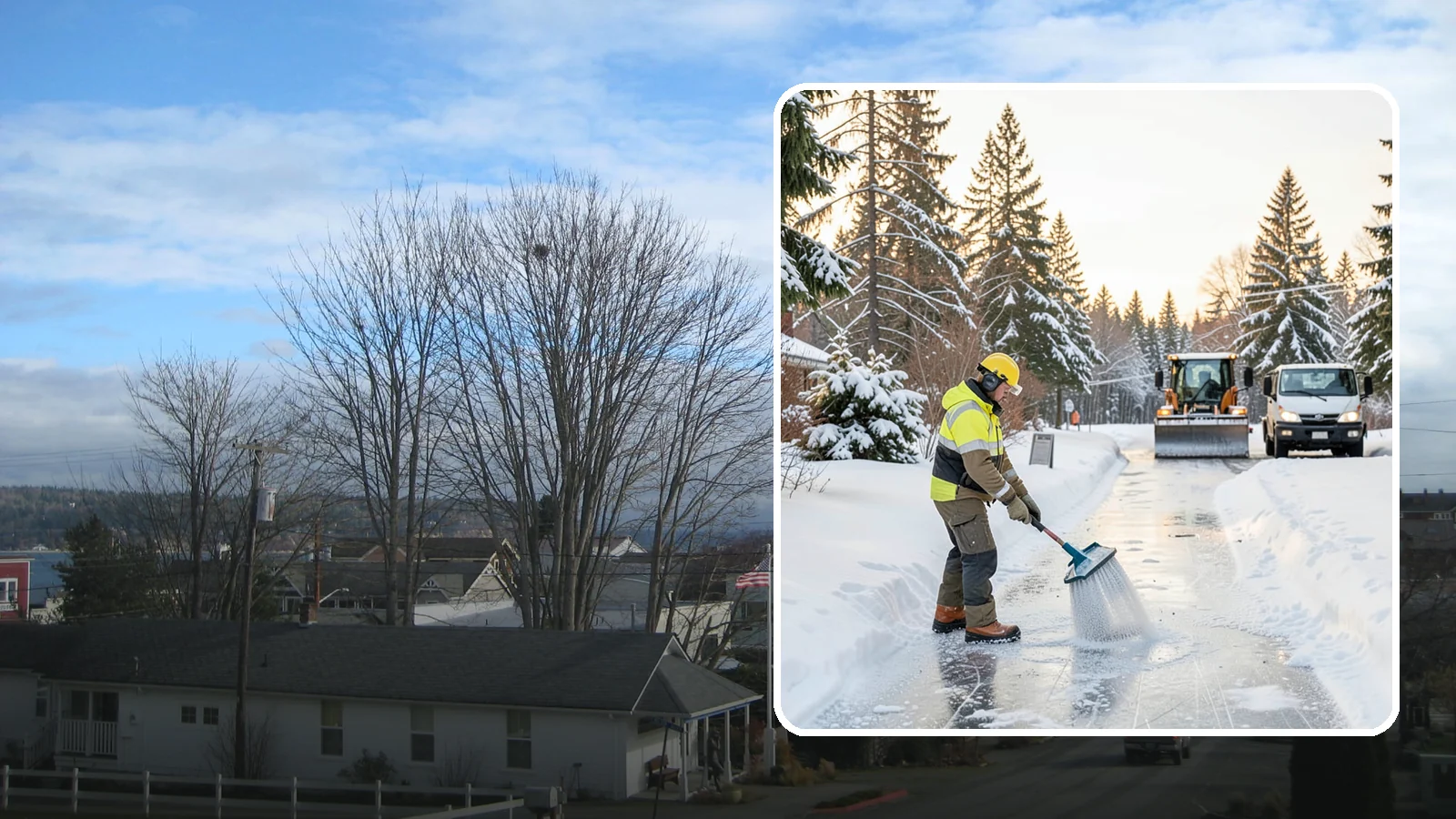 Pet-Safe Deicer Application in Langley, Island County, WA - Pet-safe deicer application keeps walkways clear while protecting paws, landscaping, and the pets that live and visit across your...