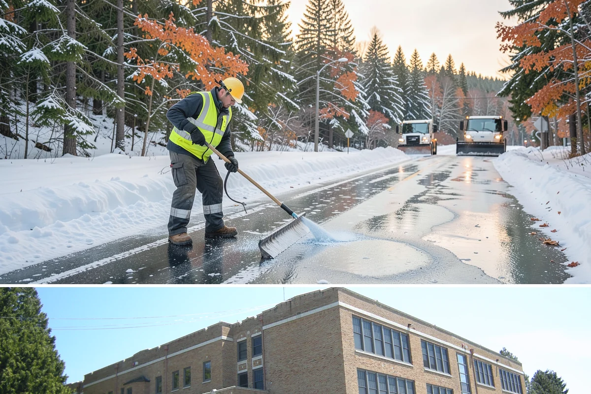 Pet-Safe Deicer Application in Maple Valley, King County, WA - Pet-safe deicer application runs from November through March, matching the freeze-thaw cycles that affect walkways in residential...